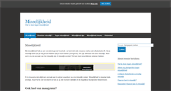 Desktop Screenshot of misselijkheid.info